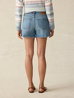 Organic Cotton Denim Short - Lakewood Wash