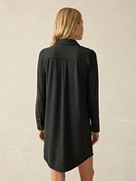 Legend™ Sweater Dress - Heathered Black Twill