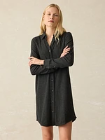 Legend™ Sweater Dress - Heathered Black Twill