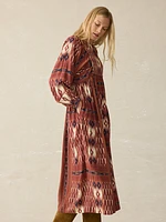 Stevie Dress - Issa Patchwork Ikat