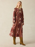 Stevie Dress - Issa Patchwork Ikat