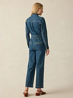 Denim Michelle Jumpsuit - Night Lagoon Wash