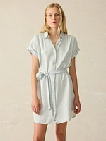 Tried & True Breeze Shirtdress - Icy Blue Wash