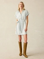 Tried & True Breeze Shirtdress - Icy Blue Wash