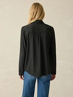 Legend™ Sweater Shirt - Heathered Black Twill