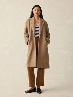 The Atlantic Knit Coat - Cappuccino