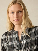 Drift Blouse - Timberwood Plaid