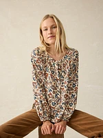 Odette Blouse - Ginger Maplewood Floral