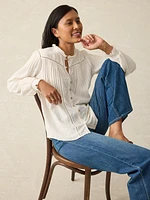 Lily Blouse - Egret