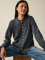 Lily Blouse - Washed Black