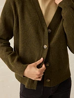 Jackson Cardigan - Olive Heather