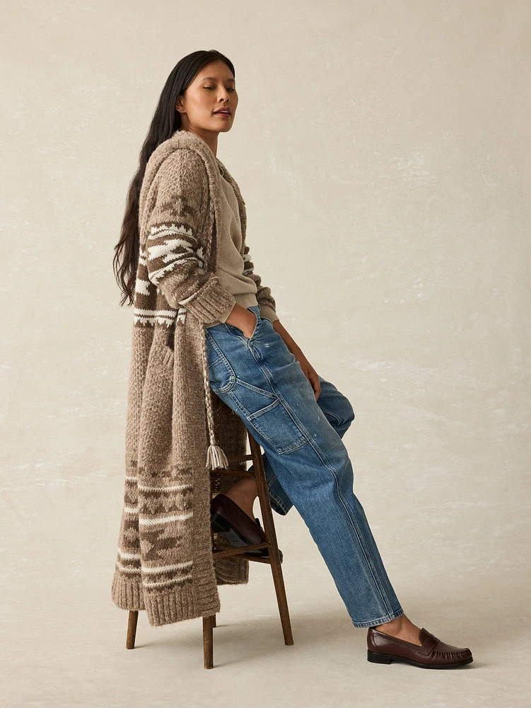 Steven Paul Judd Chahta Hooded Duster - Mocha