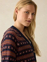 Highland Fairisle Cardigan - Twilight