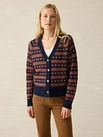 Highland Fairisle Cardigan - Twilight