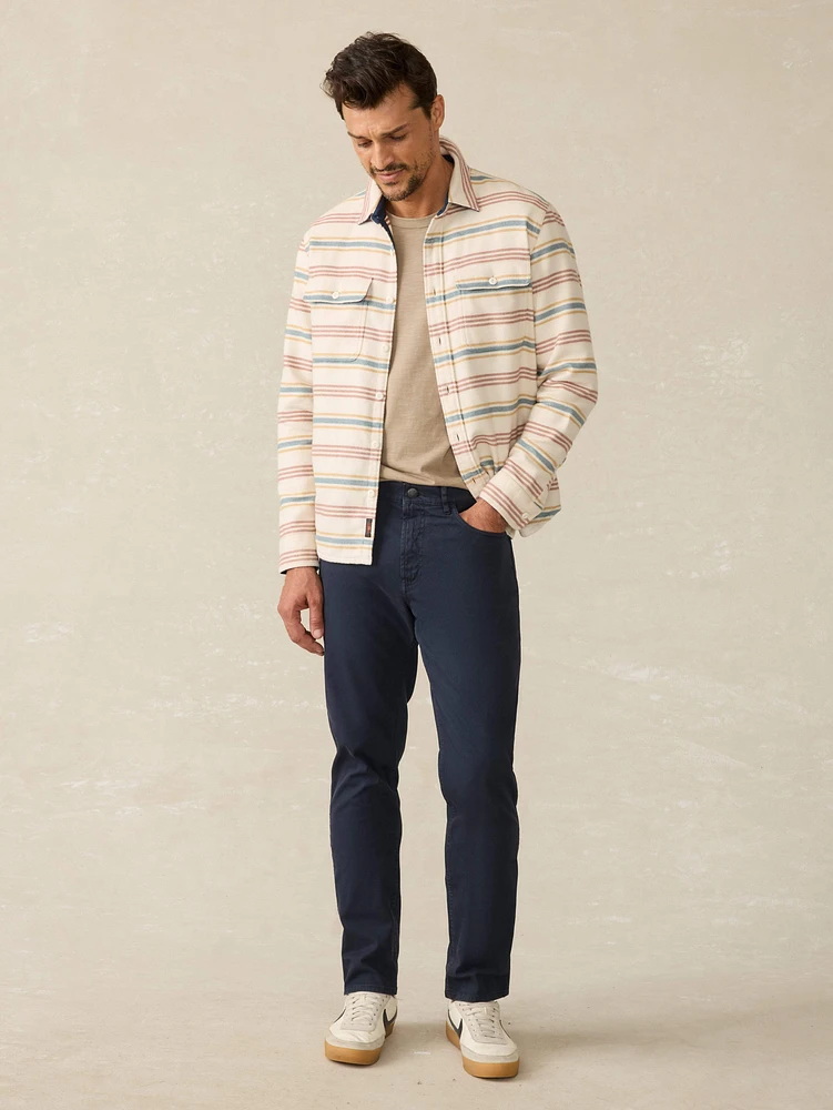 Wavebreaker Shirt - Dune Sky Stripe