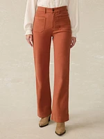 Stretch Terry Patch Pocket Pant - Imperial Topaz