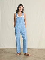 Linen Mechanic Overall - Skyway Railroad Stripe