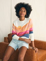 Sunwashed Slub Crewneck - Soleil Set Sail