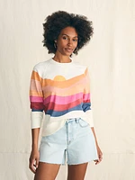 Sunwashed Slub Crewneck - Soleil Set Sail