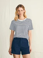 Sunwashed Crew Tee - Regatta Stripe