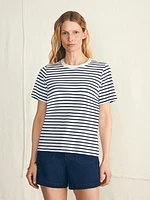 Sunwashed Crew Tee - Regatta Stripe