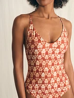 Kauai One Piece - Spiced Shibori Print