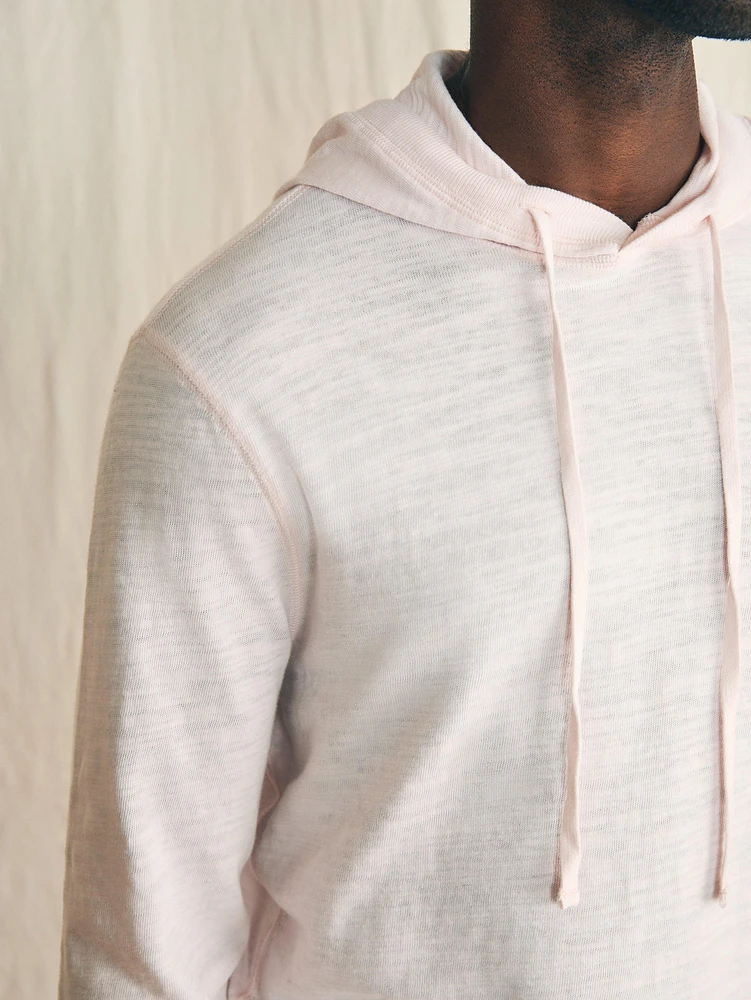 Sunwashed Slub Hoodie - Rosy Shell