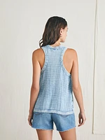 Dream Cotton Gauze Scoop Neck Tank