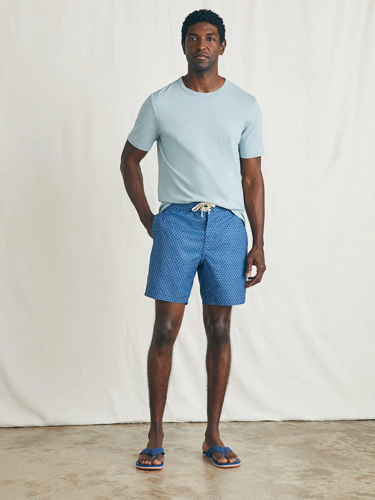 Sunwashed Boardshort - Midnight Fishscale