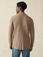 Inlet Knit Blazer - Walnut Melange