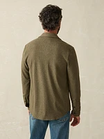 Legend™ Sweater Shirt - Olive Melange Twill