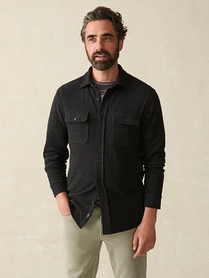 Legend™ Sweater Shirt - Heathered Black Twill