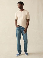 Short-Sleeve Hemp Blend Tee - Dusty Ivory