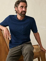 Short-Sleeve Indigo Pocket Tee