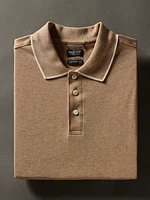 Movement™ Short-Sleeve Pique Polo Shirt - Driftwood Island Heather