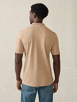 Movement™ Short-Sleeve Pique Polo Shirt - Driftwood Island Heather