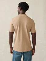 Movement™ Short-Sleeve Pique Polo Shirt - Driftwood Island Heather