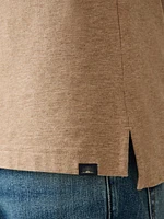 Movement™ Short-Sleeve Pique Polo Shirt - Driftwood Island Heather