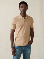 Movement™ Short-Sleeve Pique Polo Shirt - Driftwood Island Heather