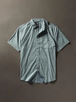 Movement™ Short-Sleeve Shirt (Tall) - Sea Storm Ditsy