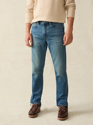 Stretch Terry Indigo 5-Pocket Pant