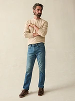 Stretch Terry Indigo 5-Pocket Pant