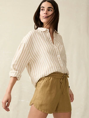 Laguna Linen Tie Waist Short