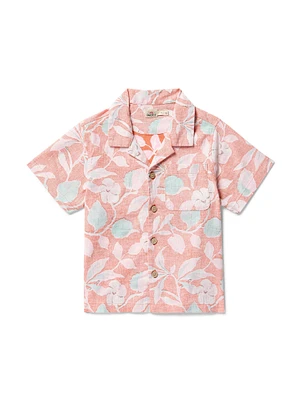 Kids Breeze Camp Shirt - Ginger Floral