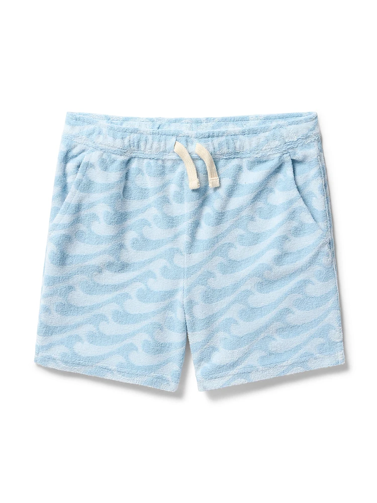 Kids Cabana Towel Terry Shorts - Endless Peaks