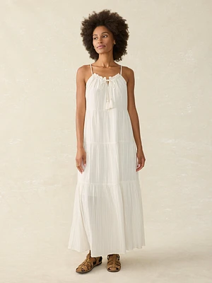 Silk Blend Sun Chaser Maxi Dress