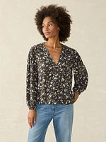 Dakota Blouse - Blue Jasmine Floral