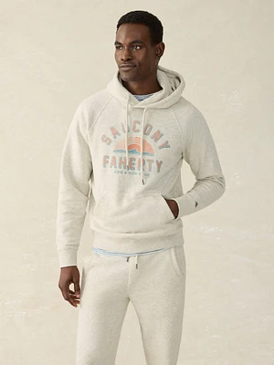 Saucony Fleece Hoodie - Antique Ivory Heather