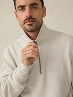 High Standard Fleece Quarter Zip - Antique Ivory Heather