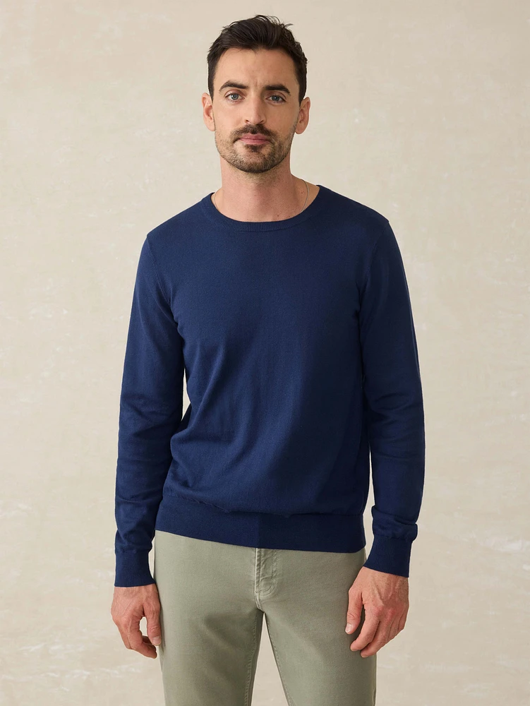 Movement™ Crewneck Sweater - Marine Navy Heather
